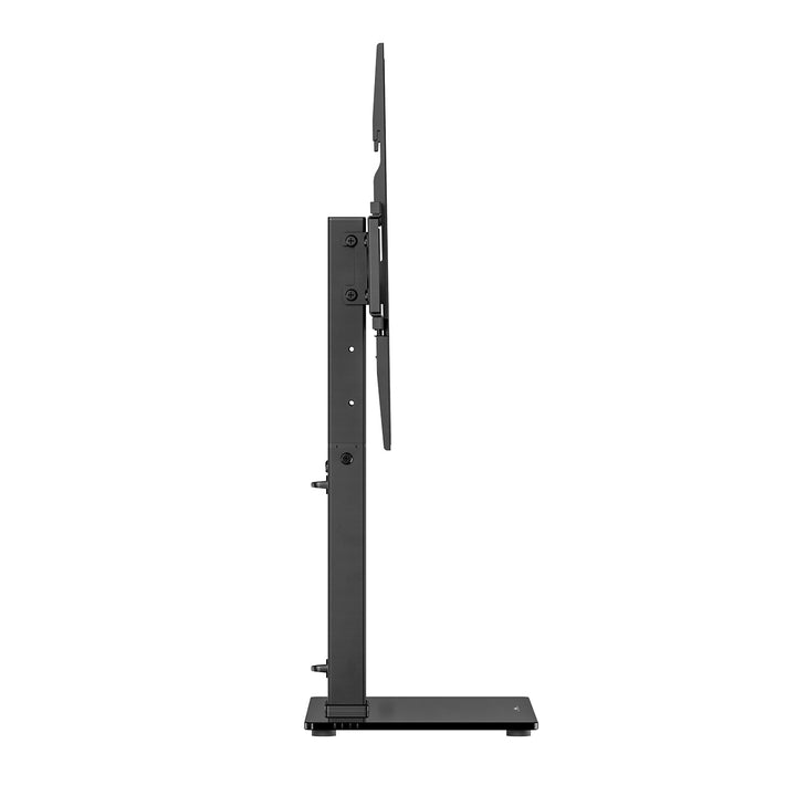 Uniwersalny stojak do TV Maclean, na szafkę RTV, podstawka, max. 40kg, max. VESA 400x400, regulacja wysokości i kąta, dla TV 32-65", MC-124
