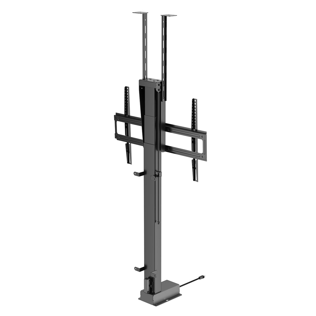 Uchwyt elektryczny sufitowo-podłogowy, wysuwany Maclean, 43''-88'', VESA 600x400, max 60kg, 100-240V AC,50/60Hz; MC-125