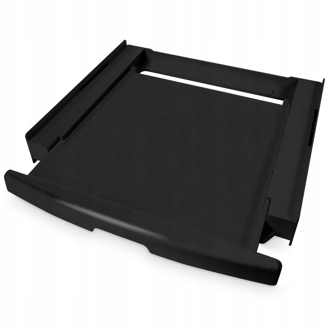 Uniwersalny łącznik pralki z suszarką, wysuwana półka, 60 cm, czarny, Scanpart