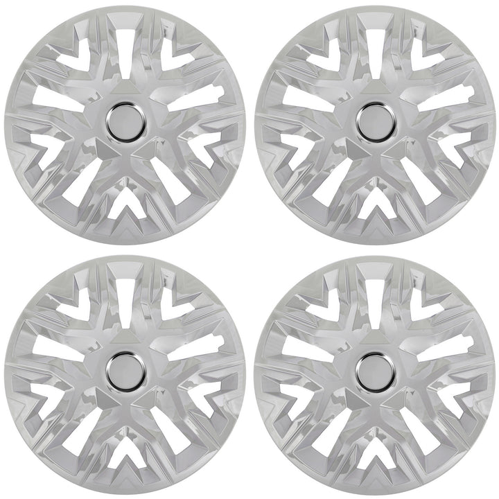 Kołpaki uniwersalne 14'' NRM Perfecto srebrne lakierowane 4 sztuki