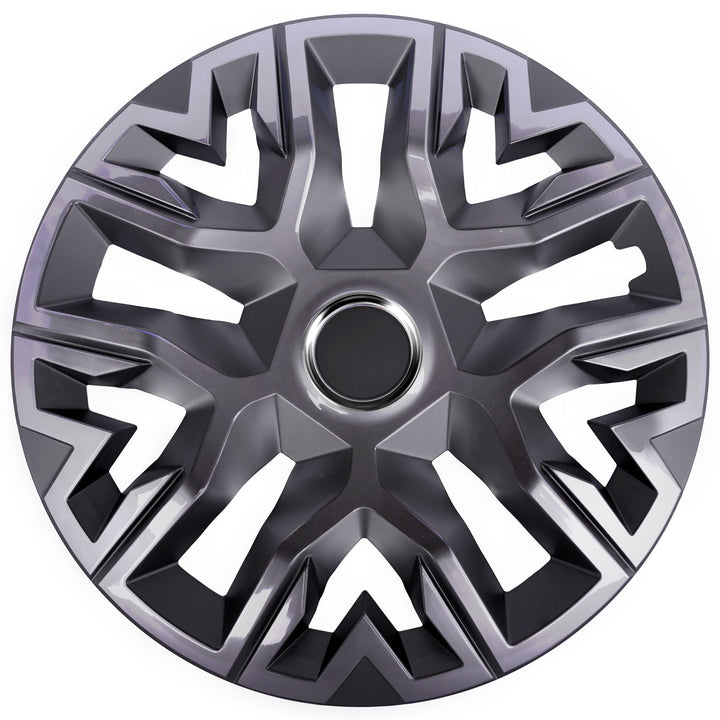 Kołpaki uniwersalne 14'' NRM Perfecto grafitowe lakierowane 4 sztuki