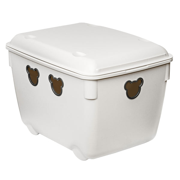 Pojemnik na zabawki Branq, 40l, wytrzymały, biel antyczna, Bear