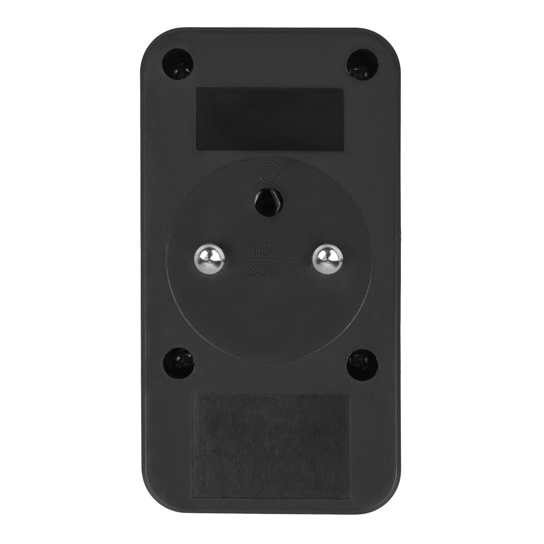 Gniazdko prądowe x2 + 4xUSB Maclean, rozgałęźnik z 2 gniazdami, 2xUSB A, 2xUSB C PD 20W, 1x16A + 1x6A, MCE249 F/W