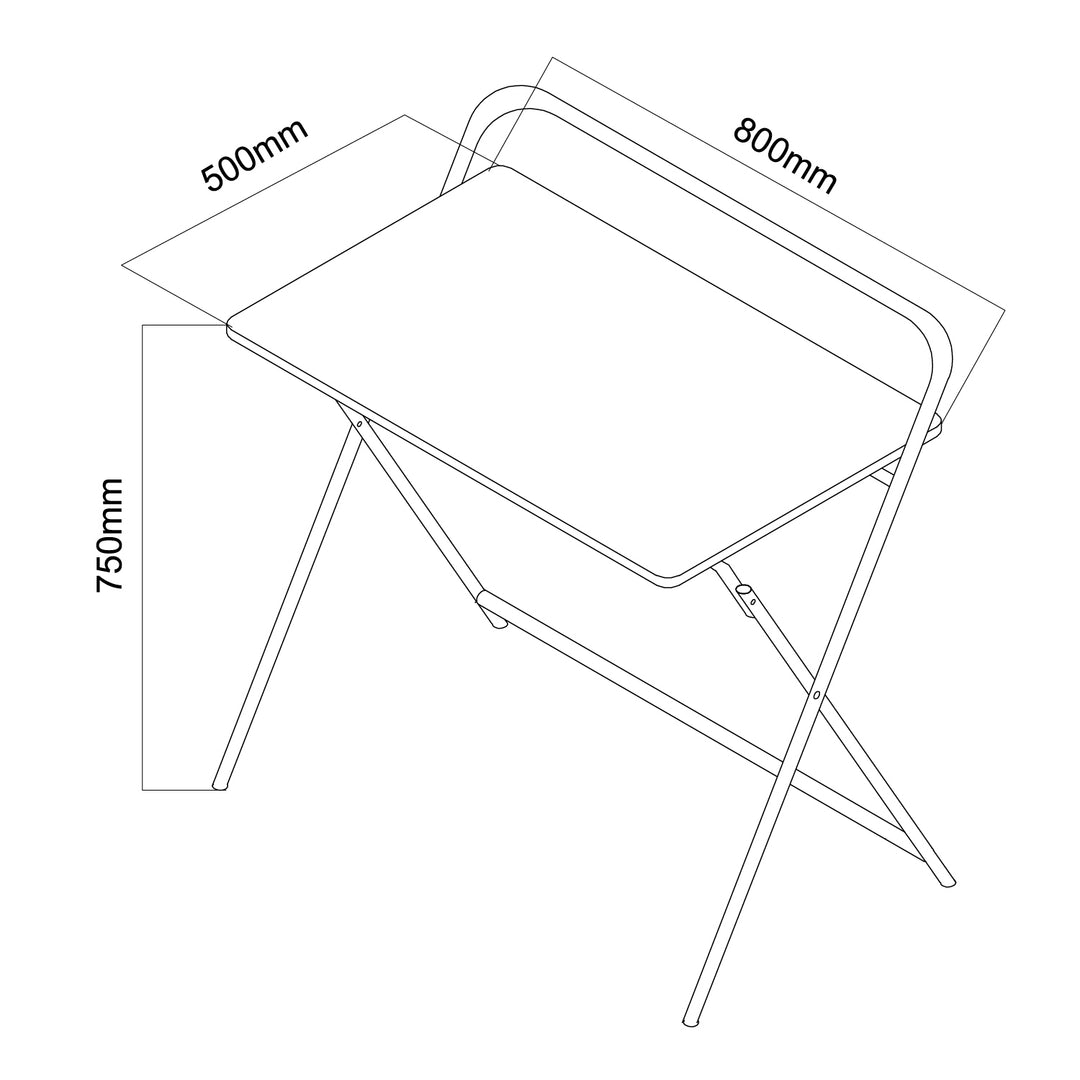 Wielofunkcyjny stolik biurko na laptop Maclean, czarne, blat 50x80cm, 50kg max., MC-127 B