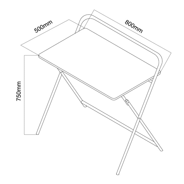 Wielofunkcyjny stolik biurko na laptop Maclean, czarne, blat 50x80cm, 50kg max., MC-127 B