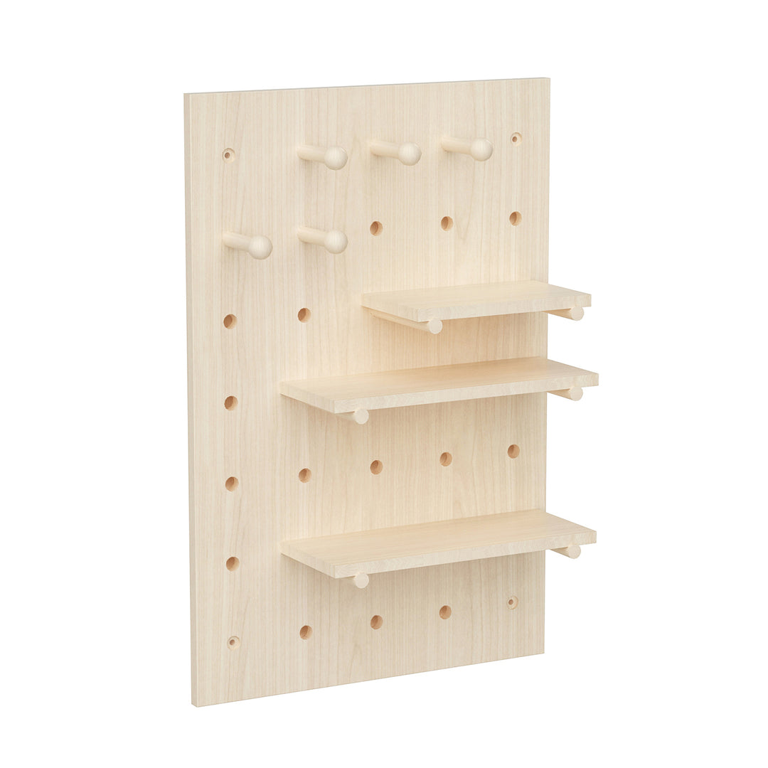 Drewniana tablica organizer Maclean, kolor jasne drewno, 40x60 cm, max. 20 kg, MC-130 WD