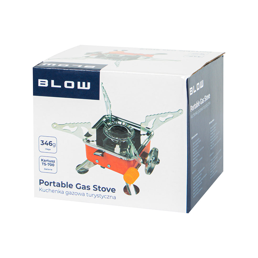Mini kuchenka gazowa turystyczna Blow, 2800W, na kartusz, 53-138