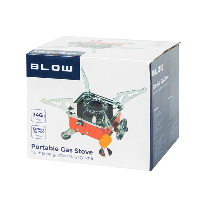 Mini kuchenka gazowa turystyczna Blow, 2800W, na kartusz, 53-138