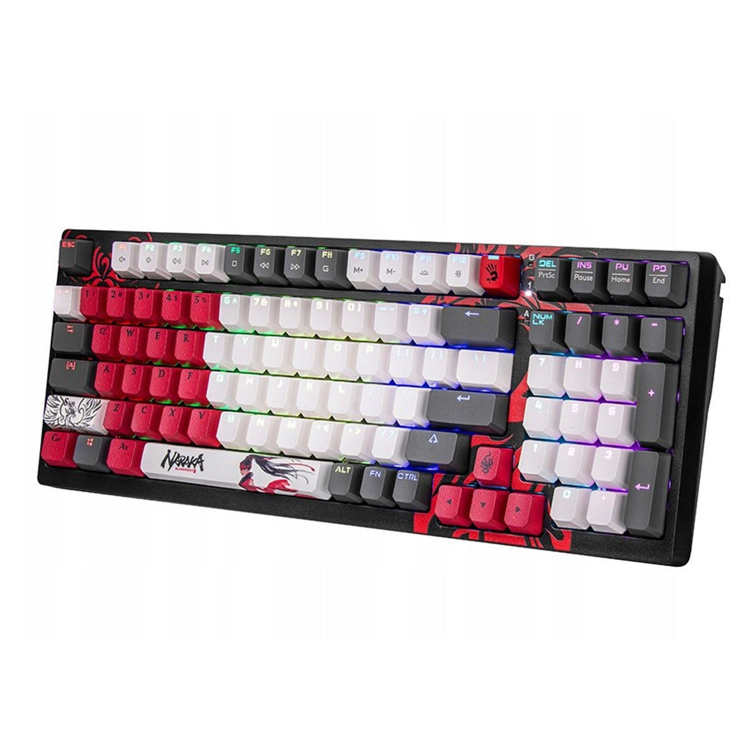 Klawiatura mechaniczna A4TECH BLOODY S98 USB Naraka (BLMS Red Plus Switches)