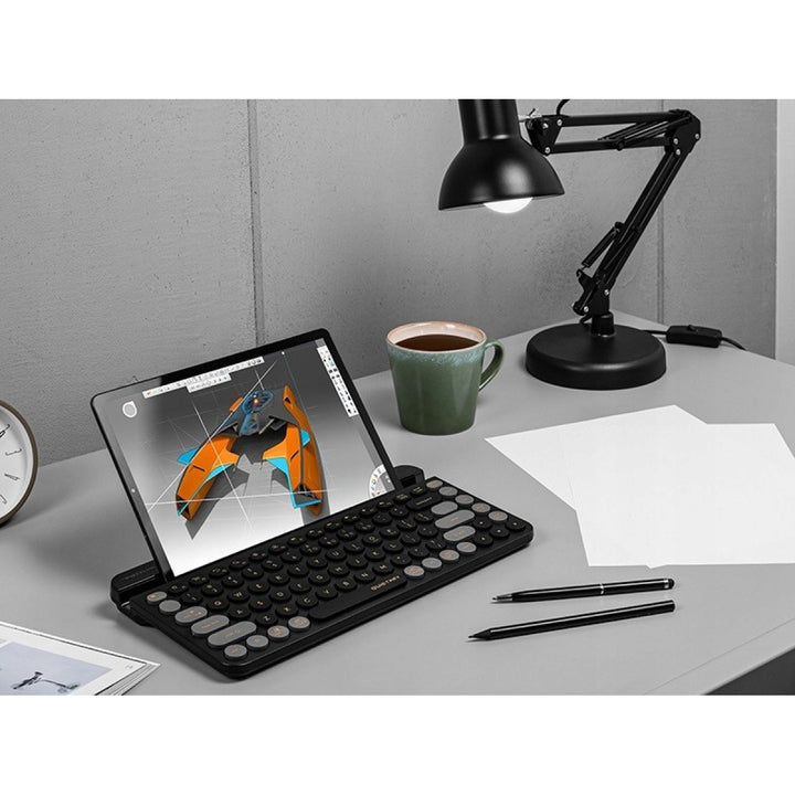 Funkcjonalna klawiatura bezprzewodowa A4TECH FSTYLER FBK30 Blackcurrant