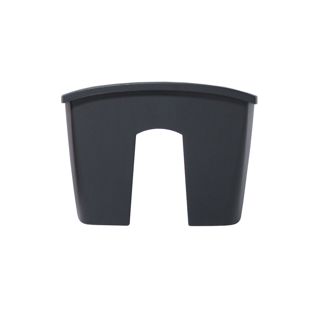 Doniczka balkonowa na balustradę Prosperplast, 58cm, antracyt, DCRO600