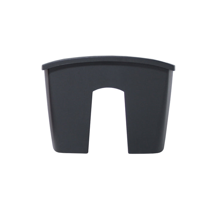 Doniczka balkonowa na balustradę Prosperplast, 58cm, antracyt, DCRO600