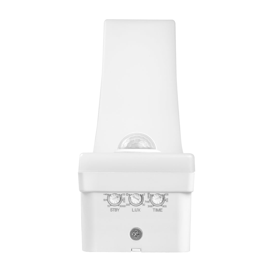 Lampa LED z czujnikiem ruchu Maclean, czujnik ruchu PIR, kolor biały, 20W, IP65, 2000lm, barwa neutralna biała (4000K) MCE512 W, 2 sztuki