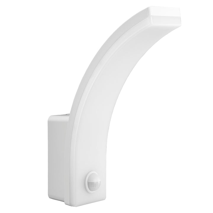 Lampa LED z czujnikiem ruchu Maclean, czujnik ruchu PIR, kolor biały, 20W, IP65, 2000lm, barwa neutralna biała (4000K) MCE512 W, 4 sztuki