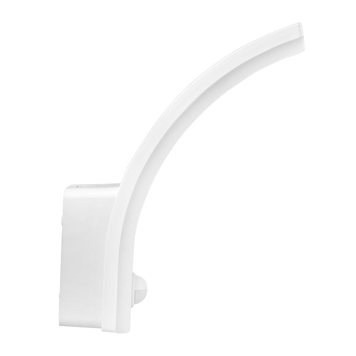 Lampa LED z czujnikiem ruchu Maclean, czujnik ruchu PIR, kolor biały, 20W, IP65, 2000lm, barwa neutralna biała (4000K) MCE512 W, 4 sztuki
