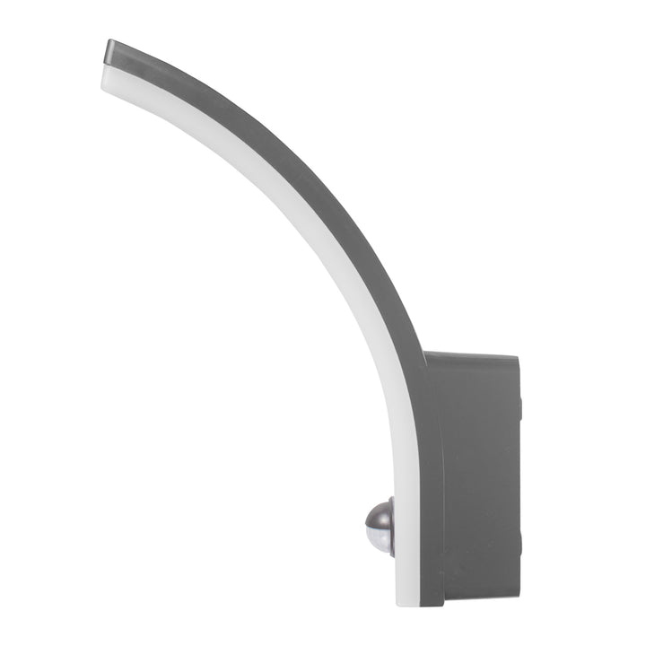 Lampa LED z czujnikiem ruchu Maclean, czujnik ruchu PIR, kolor szary, 20W, IP65, 2000lm, barwa neutralna biała (4000K) MCE512 GR, 2 sztuki