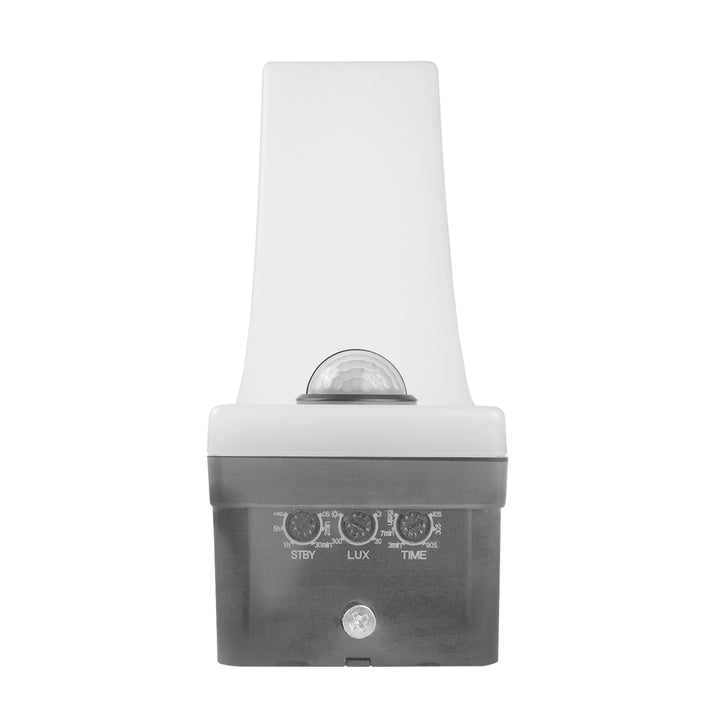 Lampa LED z czujnikiem ruchu Maclean, czujnik ruchu PIR, kolor szary, 20W, IP65, 2000lm, barwa neutralna biała (4000K) MCE512 GR, 2 sztuki