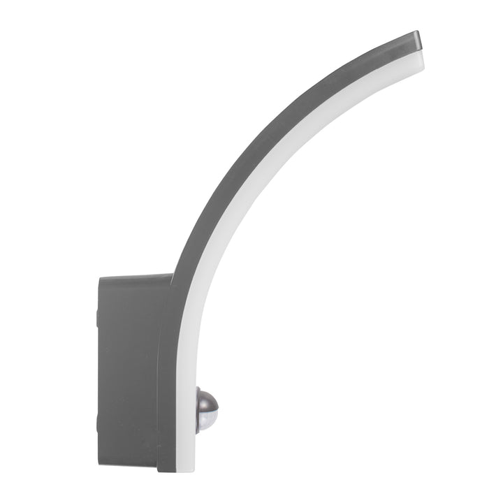 Lampa LED z czujnikiem ruchu Maclean, czujnik ruchu PIR, kolor szary, 20W, IP65, 2000lm, barwa neutralna biała (4000K) MCE512 GR, 4 sztuki