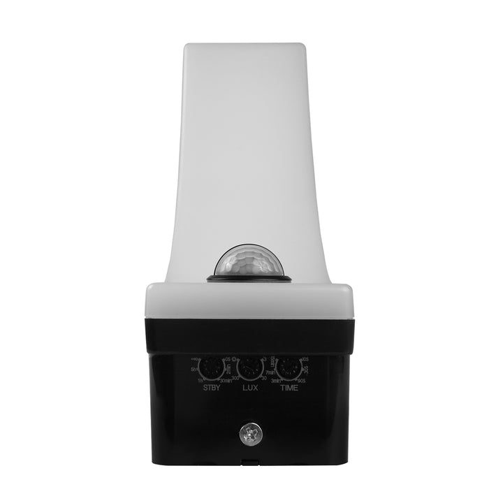 Lampa LED z czujnikiem ruchu Maclean, czujnik ruchu PIR, kolor czarny, 20W, IP65, 2000lm, barwa neutralna biała (4000K) MCE512 B, 2 sztuki