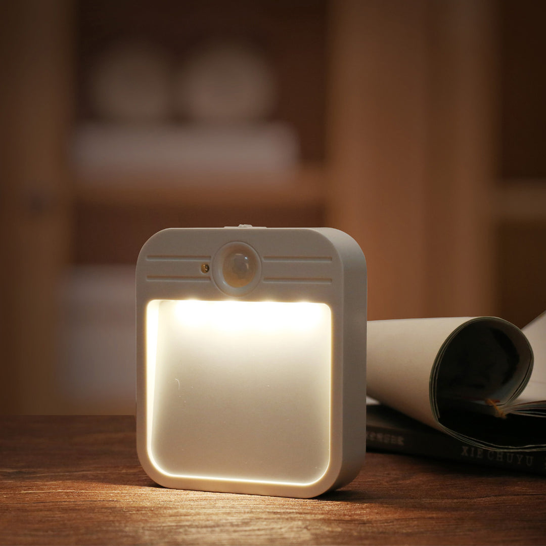 Lampa schodowa LED Maclean, z czujnikiem ruchu, temp. 4000K, 3.7V/500mAh, 4 LED, Zasięg 3-4m, MCE236, 2 sztuki