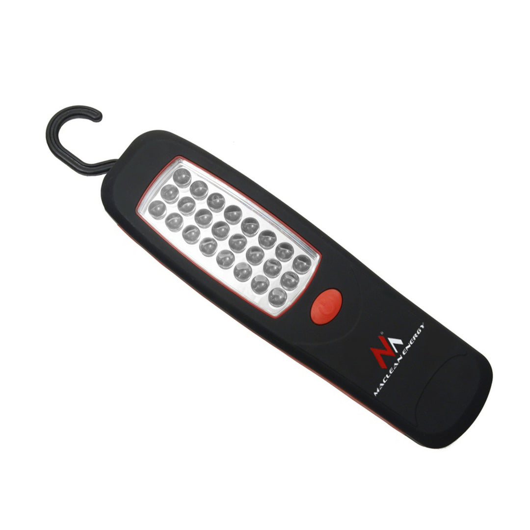 Lampa warsztatowa 24 LED Maclean, magnes, hak, MCE03 2 sztuki