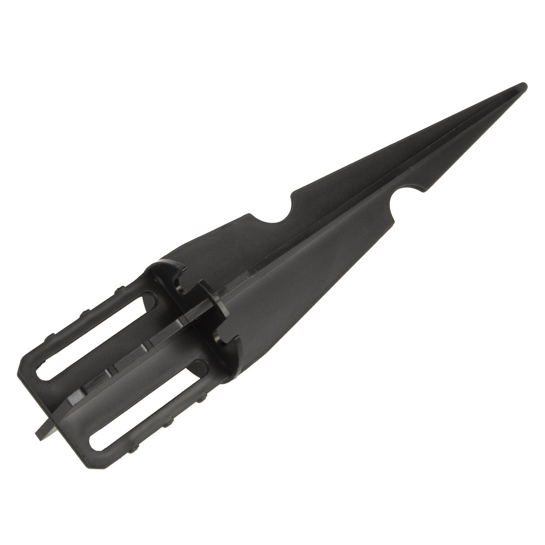 Solarna lampa LED Maclean, z czujnikiem, 3 tryby,wbijana, Li-ion 18650, IP44, 3,7V, 1200 mAh, Chrom matt, MCE465 C/M, 8 sztuk