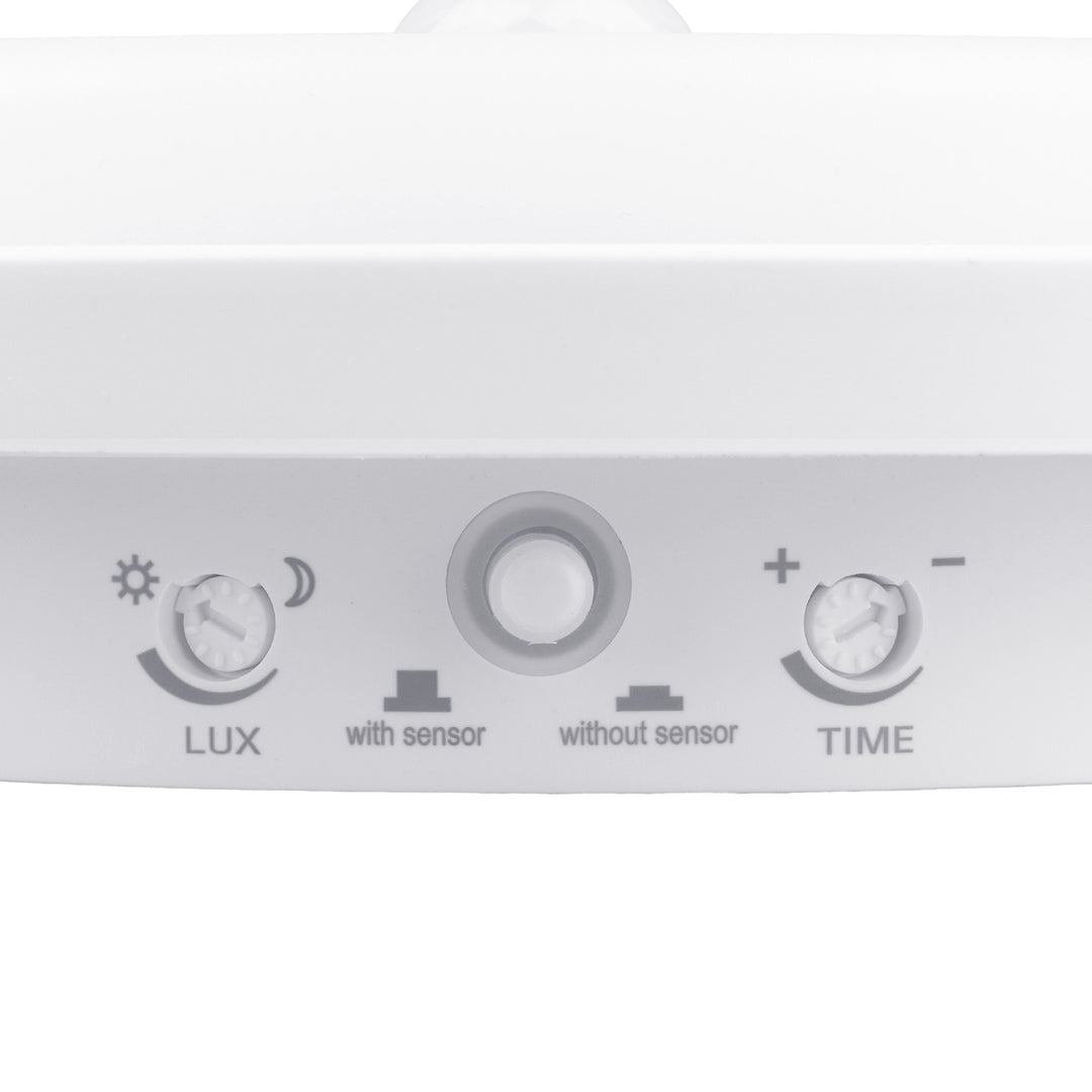 Lampa LED z czujnikiem ruchu Maclean, czujnik PIR, kolor biały, 10W, IP65, 1000lm, barwa neutralna, MCE525 W