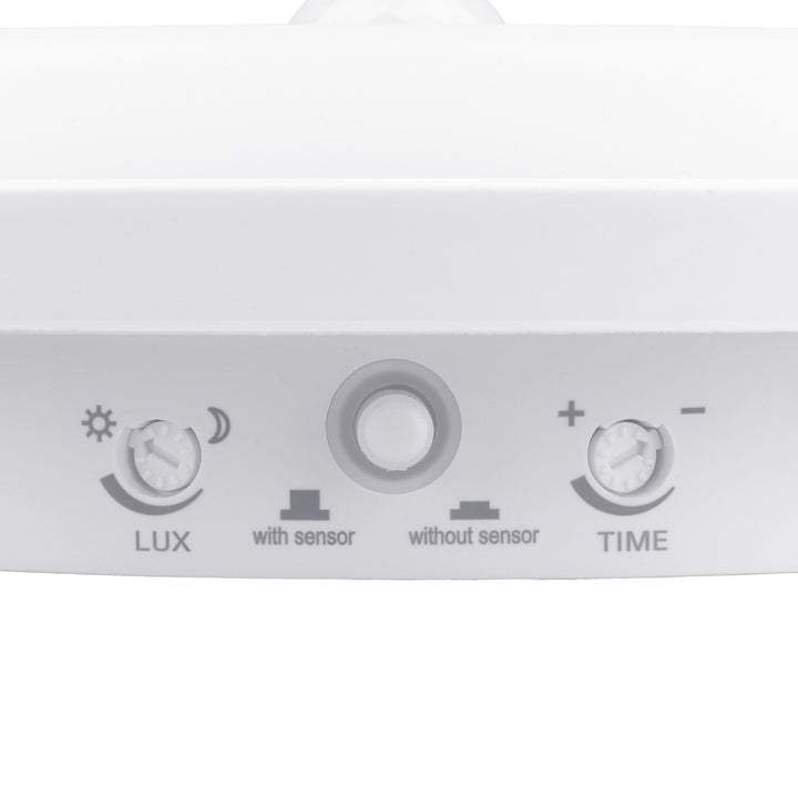 Lampa LED z czujnikiem ruchu Maclean, czujnik PIR, kolor biały, 10W, IP65, 1000lm, barwa neutralna, MCE525 W