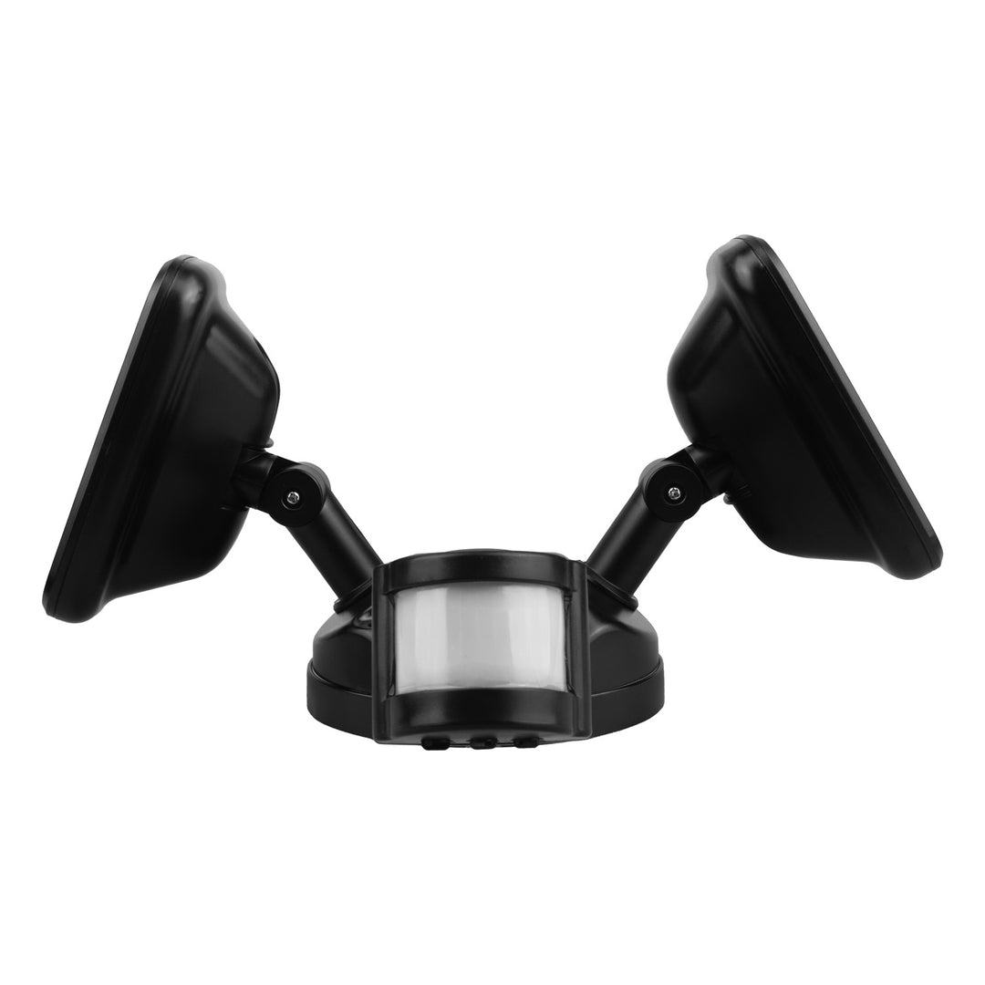 Ścienna lampa LED Maclean, z czujnikiem PIR, 20W, 1500lm, IP65, neutral white 4000K, czarna, MCE524 B