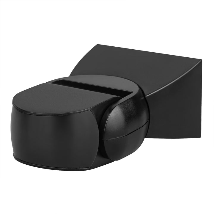 Czujnik ruchu PIR Maclean, na podczerwień, IP65, czarny z czarną przesłoną, zasięg 12m, MCE201 B/B