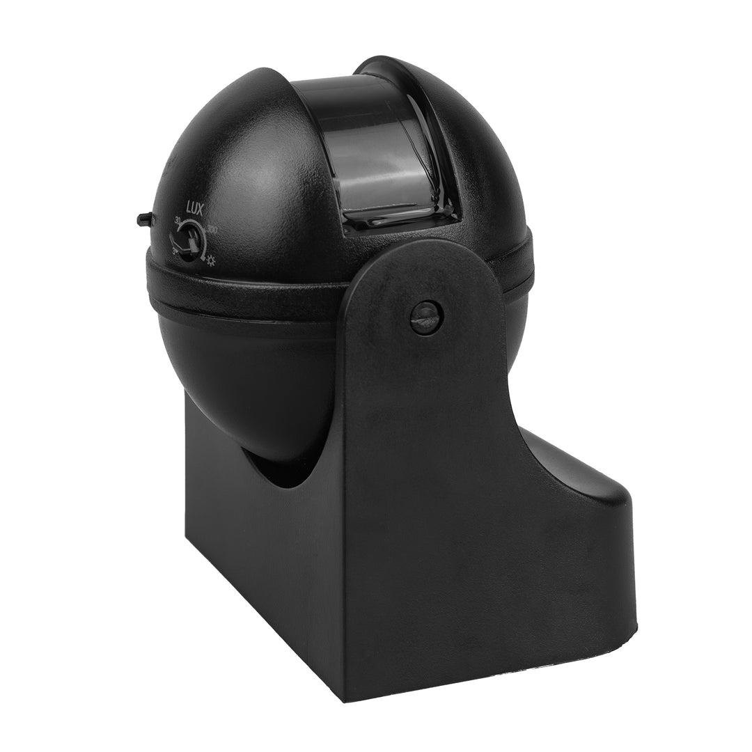 Czujnik ruchu PIR Maclean, na podczerwień, IP44, czarny z czarną przesłoną, zasięg 12m, max. obciążenie 300/1200W, MCE358 B/B