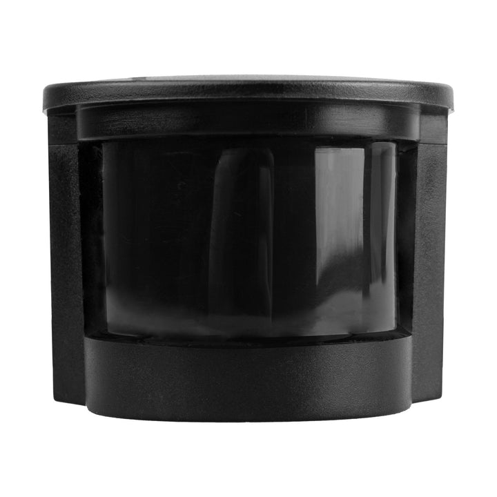 Ścienny czujnik ruchu i zmierzchu Maclean, 180°, max. 1200W, czarny z czarną przesłoną, MCE25 B/B