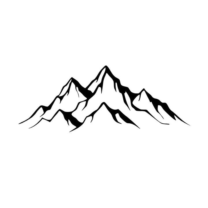 Ażurowy obraz, dekoracja ścienna 3D, Obraz 3D "Panorama Gór" 120x41cm Czarny