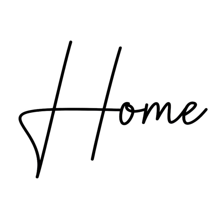 Ażurowy obraz, dekoracja ścienna 3D, Obraz 3D "Home" 50x45cm czarny