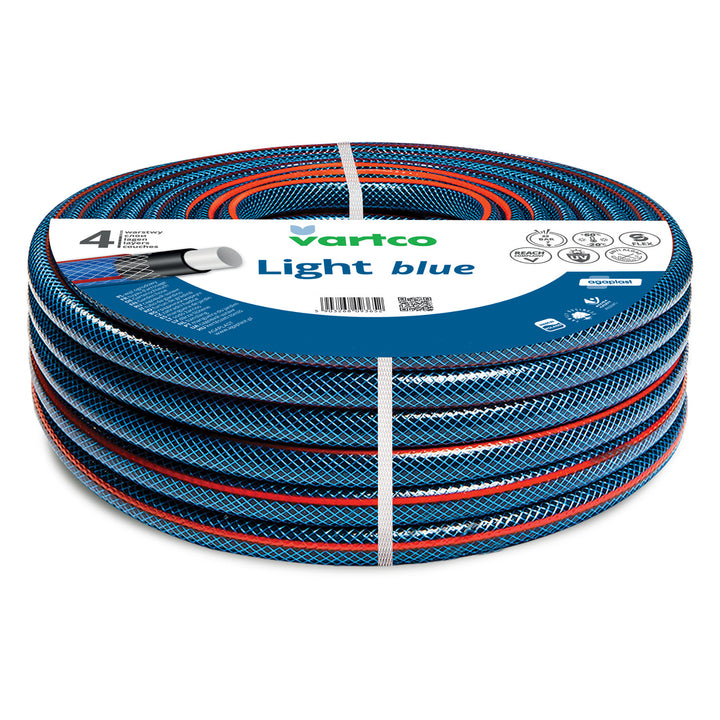 Wąż ogrodowy Vartco Light Blue 3/4" 100m 4 warstwowy 22 bar