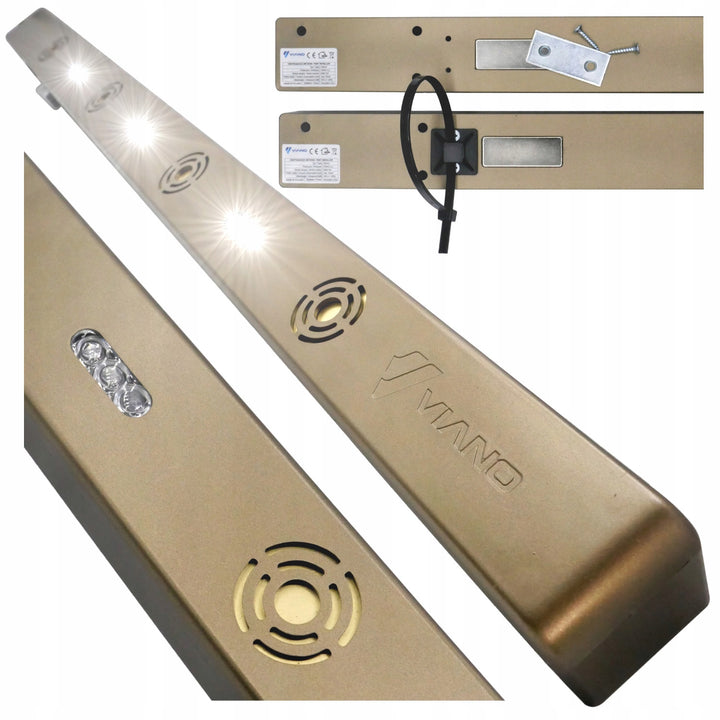Odstraszacz kun gryzoni szczurów myszy Viano, akumulator 4000mAh Li-ion, Long Gold
