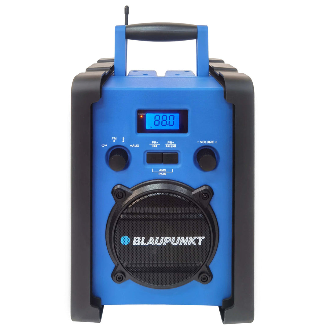 Przenośny radioodtwarzacz Blaupunkt, Bluetooth, AUX, Wyświetlacz LCD, PP30 Jobsite