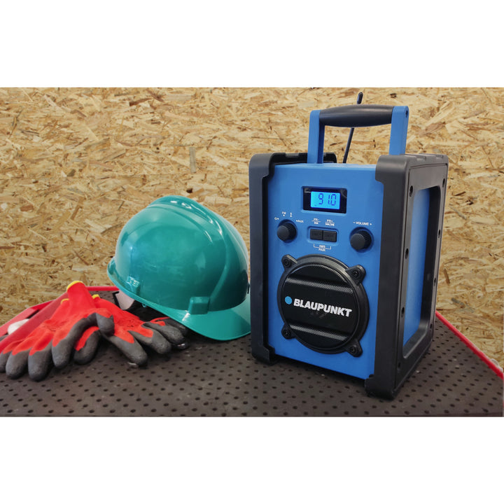 Przenośny radioodtwarzacz Blaupunkt, Bluetooth, AUX, Wyświetlacz LCD, PP30 Jobsite