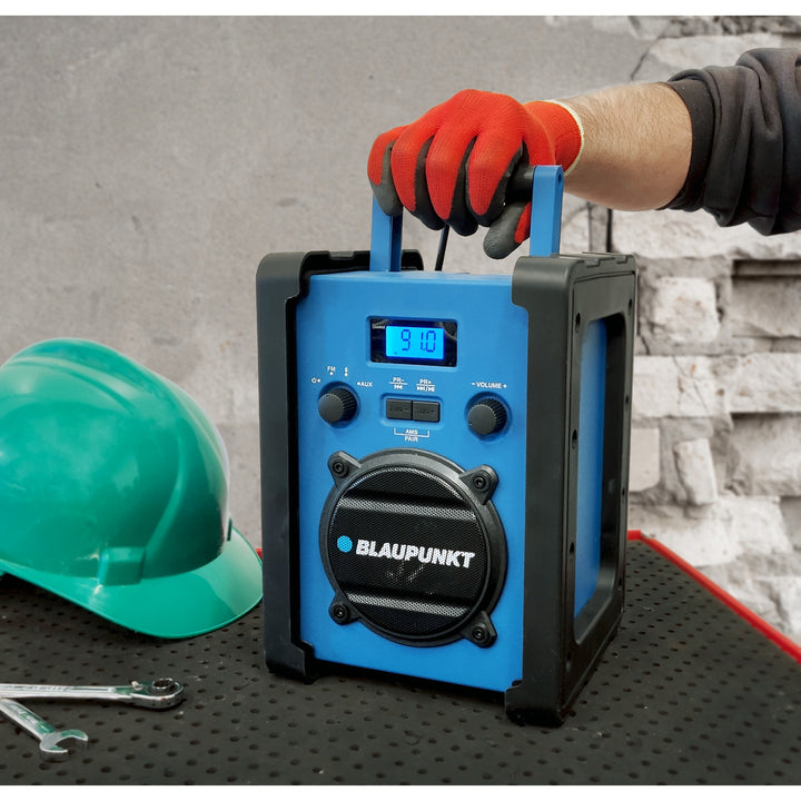 Przenośny radioodtwarzacz Blaupunkt, Bluetooth, AUX, Wyświetlacz LCD, PP30 Jobsite