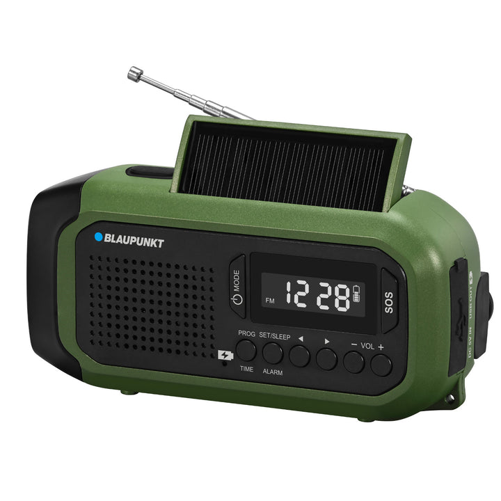 Radio sieciowo-bateryjne Blaupunkt, Latarka LED, Sygnalizacja SOS, Antena, ER20