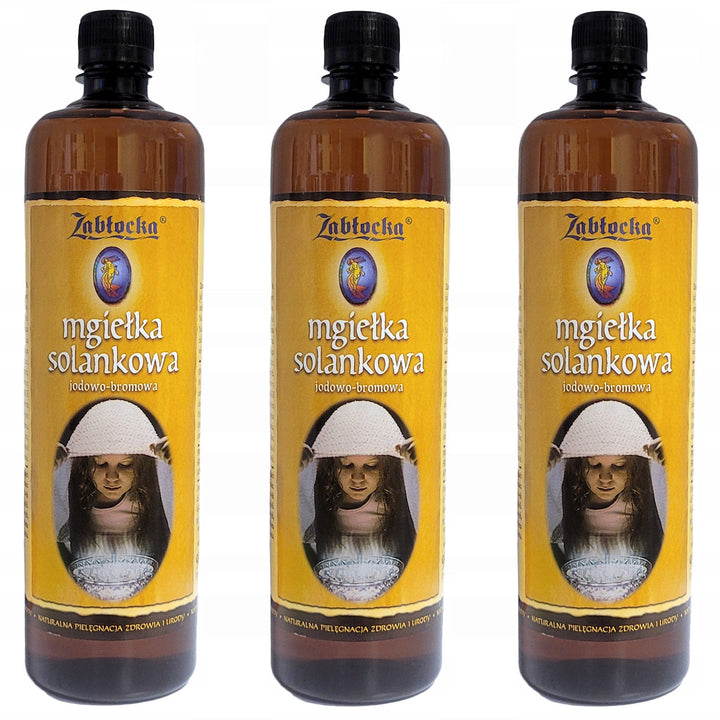 3x Zabłocka Mgiełka Solankowa 950ml do inhalacji w inhalatorach