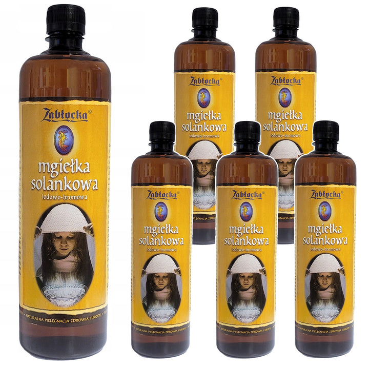 6x Zabłocka Mgiełka Solankowa 950ml do inhalacji w inhalatorach