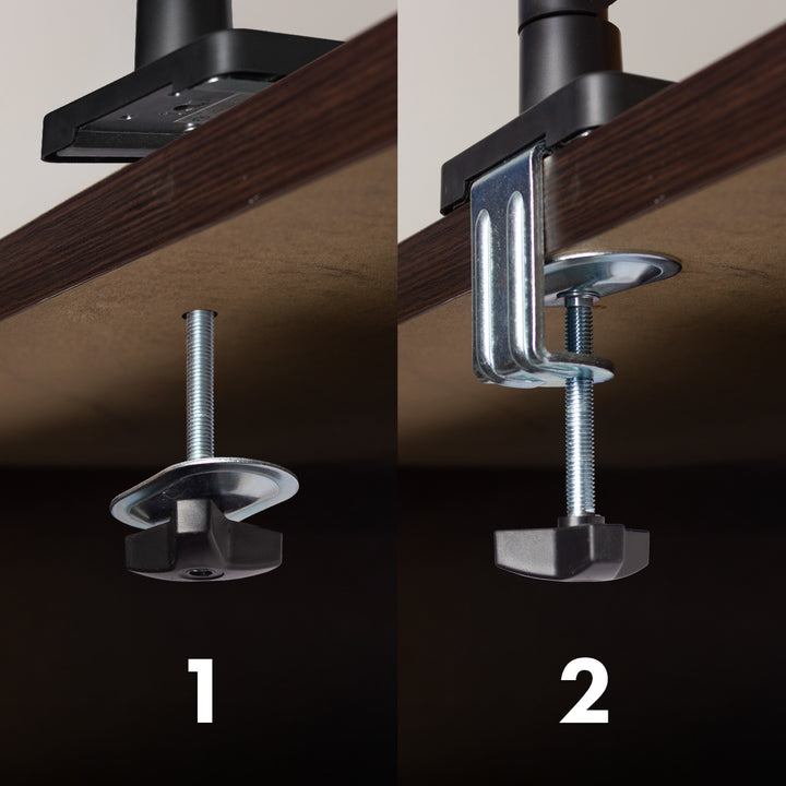 Uchwyt na monitor Maclean, sprężyna gazowa, 17"-32", 2-10kg, czarny, MC-133