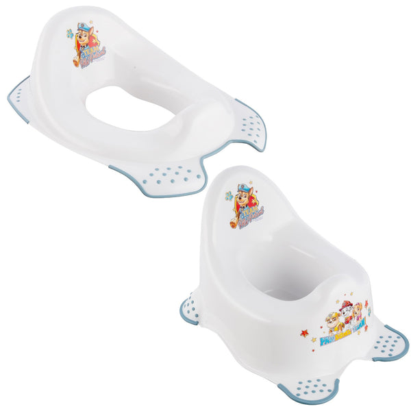 Nakładka sedesowa antypoślizgowa Psi Patrol - Paw Patrol+ Nocnik antypoślizgowy Psi Patrol, Biały, Max 15kg