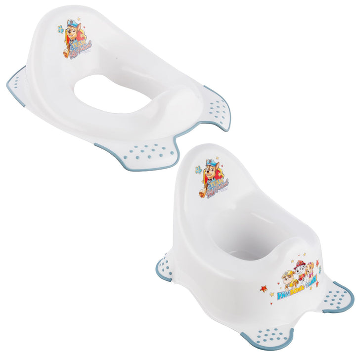 Nakładka sedesowa antypoślizgowa Psi Patrol - Paw Patrol+ Nocnik antypoślizgowy Psi Patrol, Biały, Max 15kg