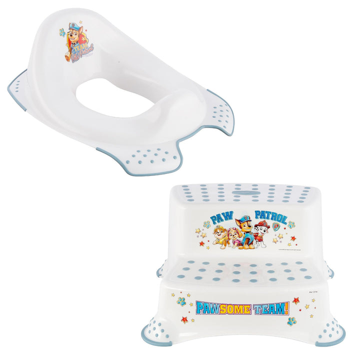 Nakładka sedesowa antypoślizgowa Psi Patrol - Paw Patrol+ Podest antypoślizgowy Psi Patrol, Biały, Max 120kg