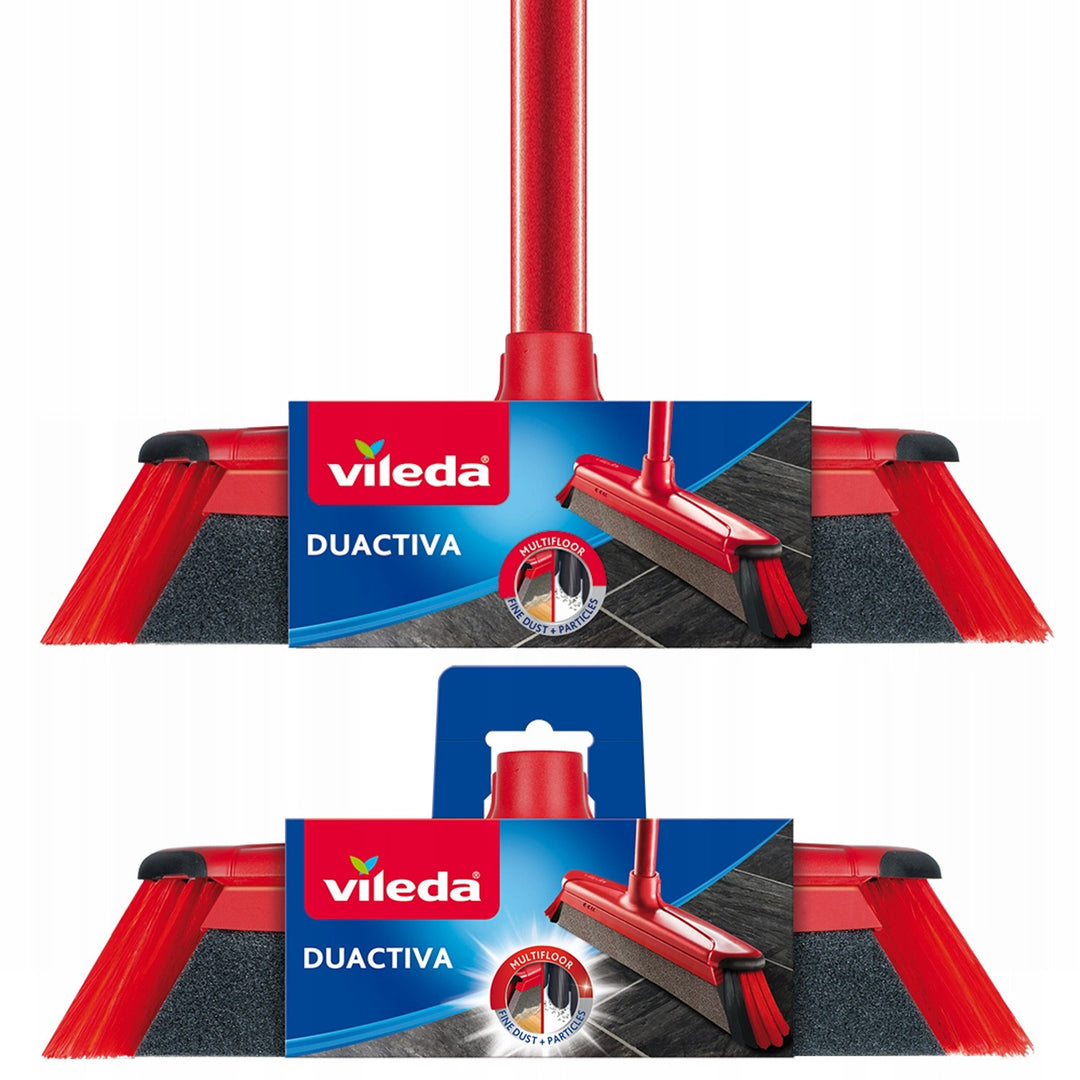 Szczotka z gąbką 2w1 Vileda DuActiva Classic + Wkład do szczotki Vileda DuActiva