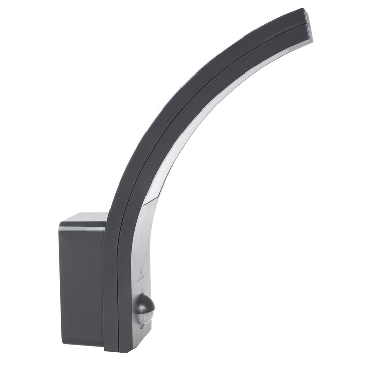 Lampa LED z czujnikiem ruchu Maclean, czujnik ruchu PIR, kolor szary, 10W, IP54, 750lm, neutralna biała (4000K) MCE244 GR, 2 sztuki