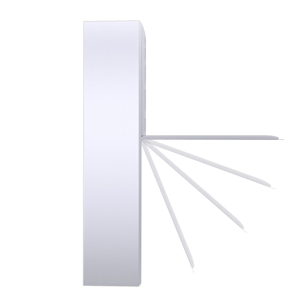 Bezprzewodowa stacja pogody GreenBlue,temperatura IN/OUT, zegar, do wyboru °C / °F, zasięg do 60m, GB162