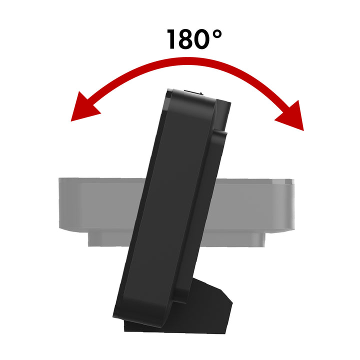 Radiobudzik cyfrowy LED z projektorem GreenBlue,radio FM, alarm, zegar 12/24, zasilanie USB 5V DC + CR2032, GB172